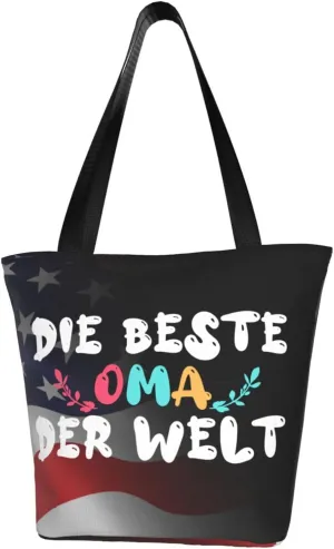 Die Beste Oma Der Welt Fashion Shoulder Bag Large Capacity For Man Or Woman