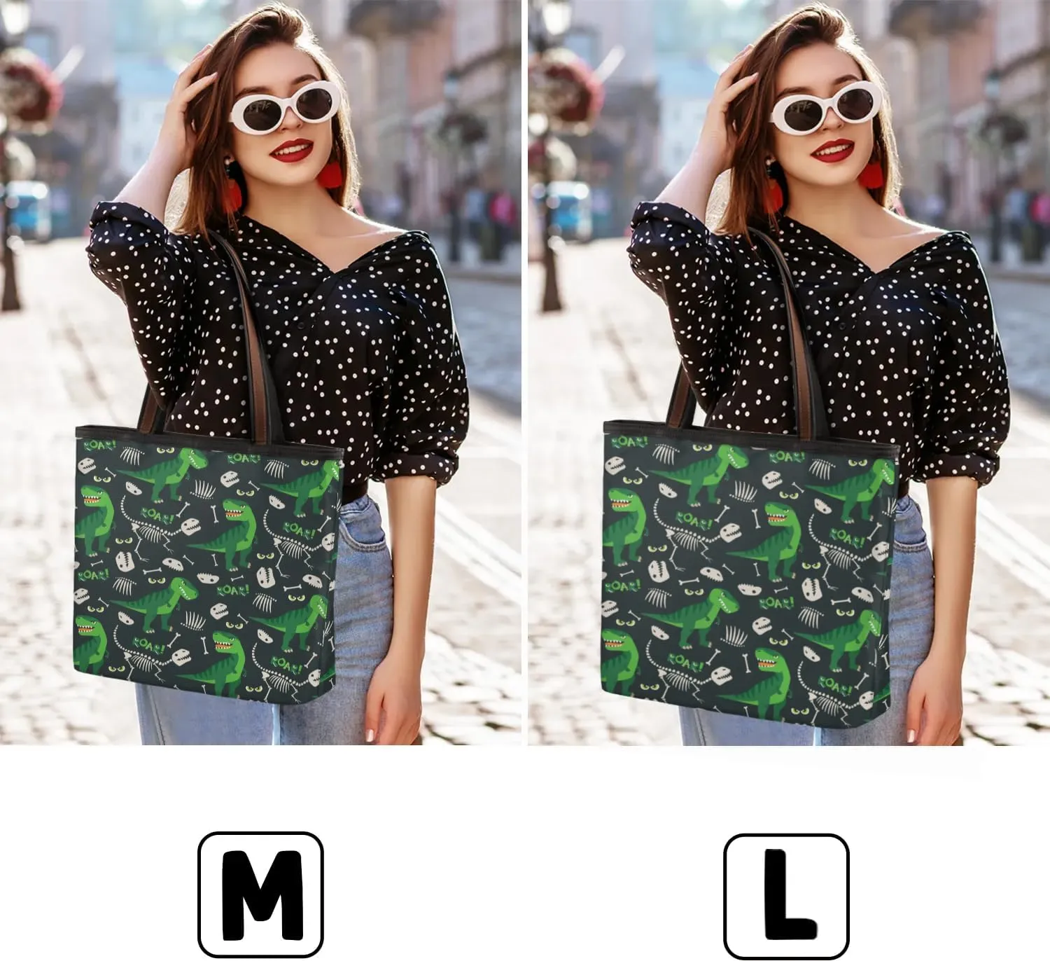 Dino Bones Roar Tote Bag for Women Womens Handbags Tote Bags for Travel Beach Gym