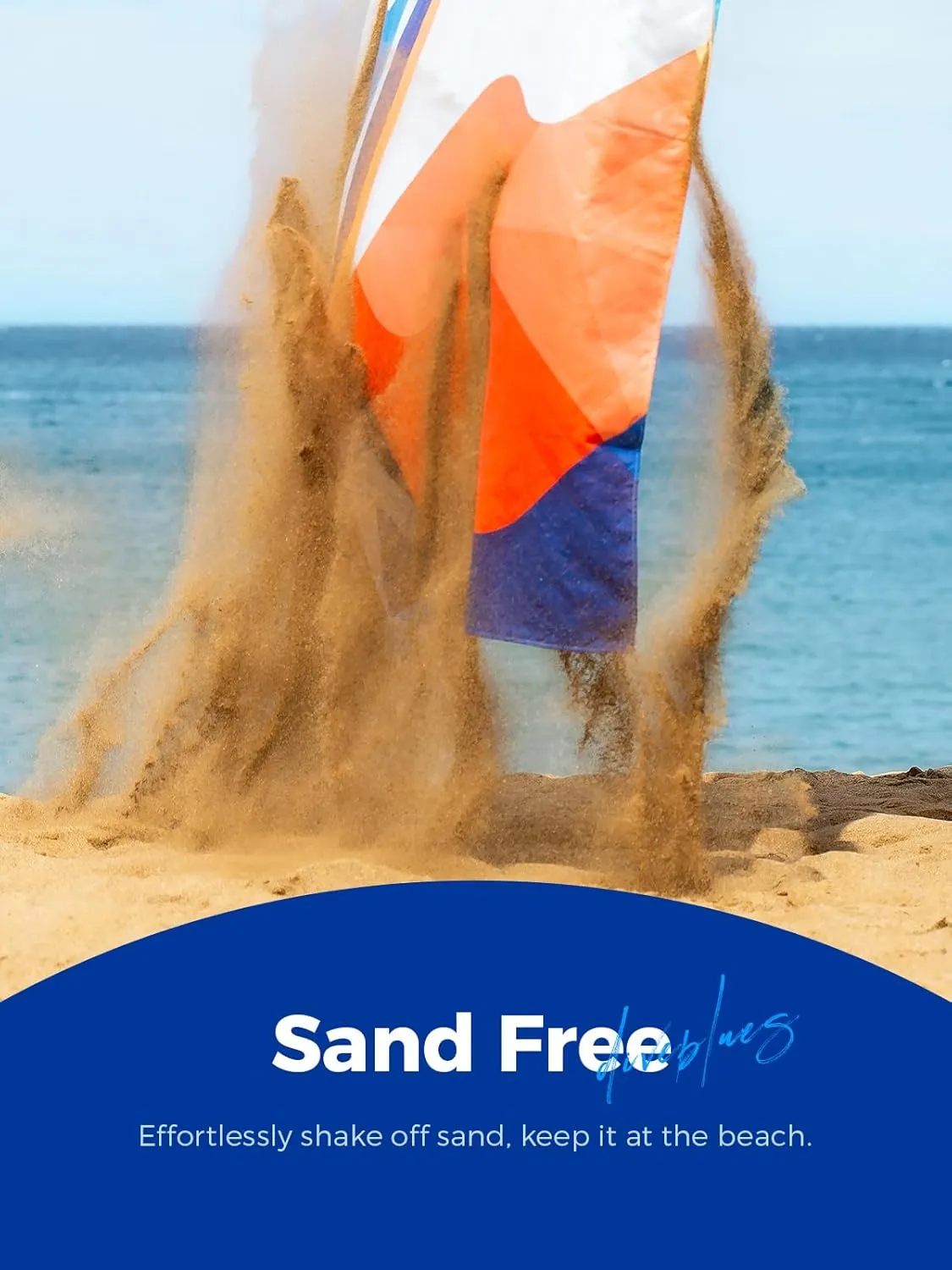 Diveblues Beach Picnic Blanket, Dual Layer, Sandproof Water Resistant Beach Blanket, Packable, Washable, Great for Camping, Outdoors, Festivals, 71"x95" Large Size for Family Trip