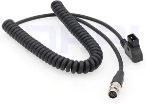 DRRI Anton Bauer 12 Pin Hirose to D-Tap Power Cable for B4 2/3" Lens Fujinon Canon