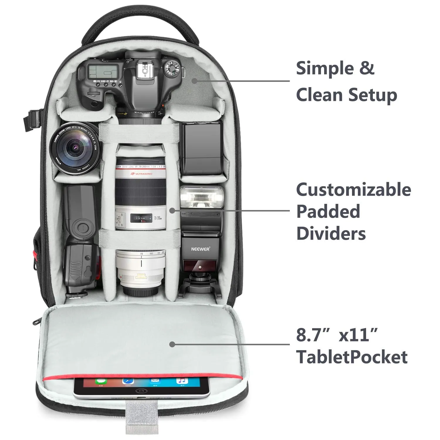 DSLR Camera Travel Backpack