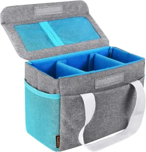 DSLR SLR Camera Bag Foldable Camera Case Compatible for Canon EOS Rebel SL3 XTi T5 T6 4000D 800D Nikon D3400 D3500 D5600 D7200 D7500 Sony Alpha A6400 A6100 Pentax DSLR Anti-shock Travel Bag