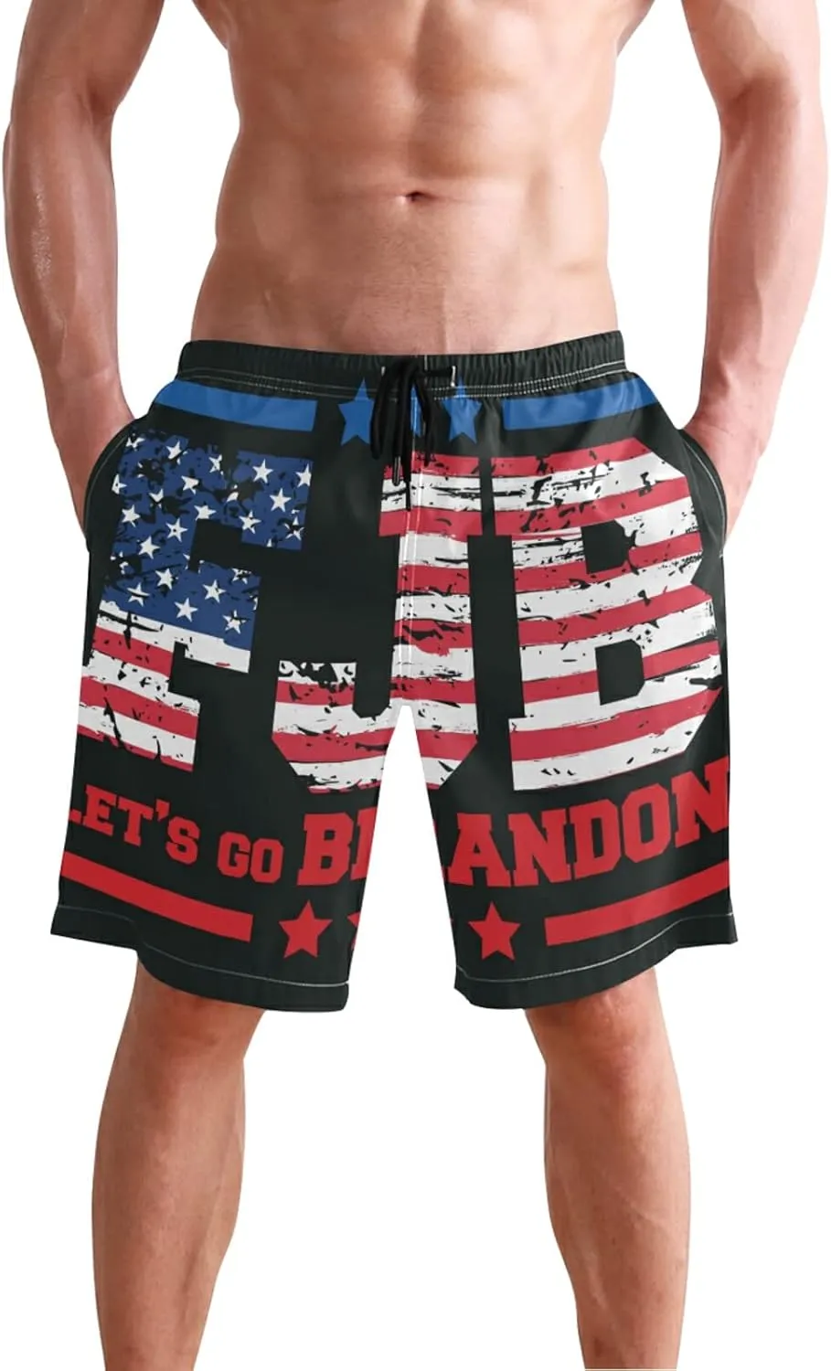 Dussdil Men's Swim Trunks Board Shorts Mens Swim TrunkQuick Dry Swimwear Pants with Mesh Lining