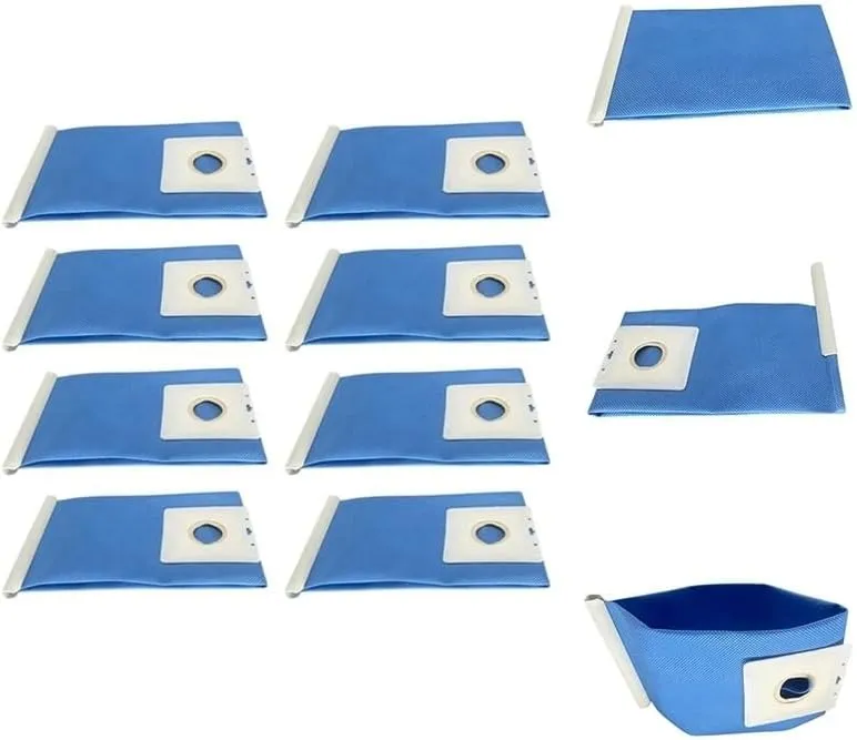 Dust Bag，Compatible For Samsung，DJ69-00420B Vacuum Cleaner Parts Large Capacity Replacement Blue Reusable Dust Bag Sewing Bag(Blue 10PCS)