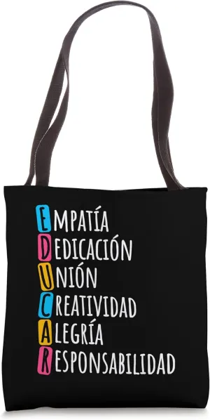 Educar - Bilingual Spanish Teacher Tote Bag