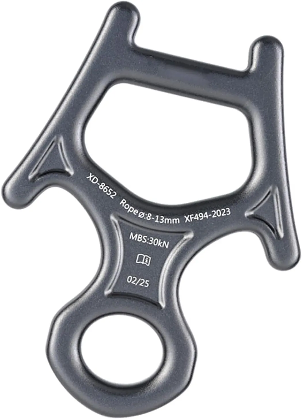 Efficient Climbing Descender High Strengths Aluminum Alloys Figures 8 Descender for Climbing and High Altitudes Tasks