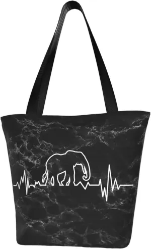 Elephant Heartbeat Fashion Shoulder Bag Large Capacity For Man Or Woman