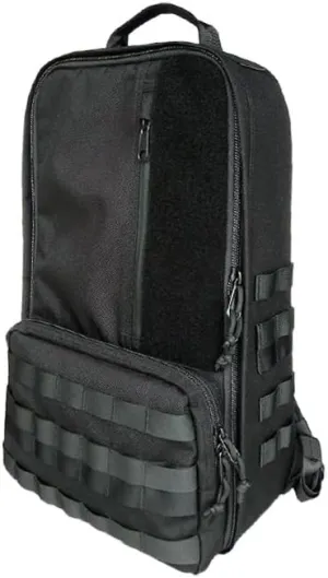 ESKI Module Tactical Backpack Outdoor Mountaineering Camping Bag Business Travel Daily Commuting Waterproof and Wear resistant (Black)