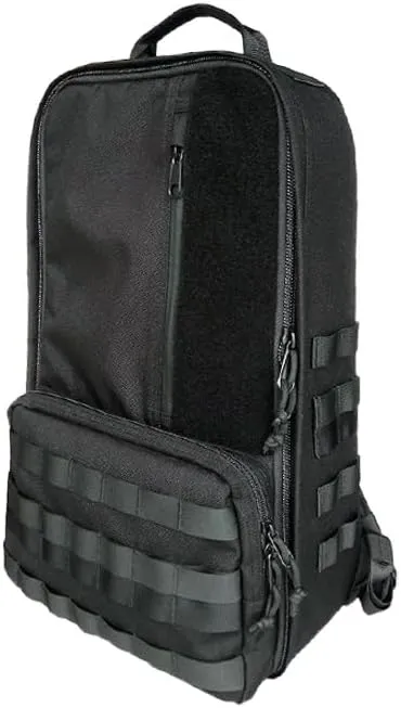 ESKI Module Tactical Backpack Outdoor Mountaineering Camping Bag Business Travel Daily Commuting Waterproof and Wear resistant (Black)