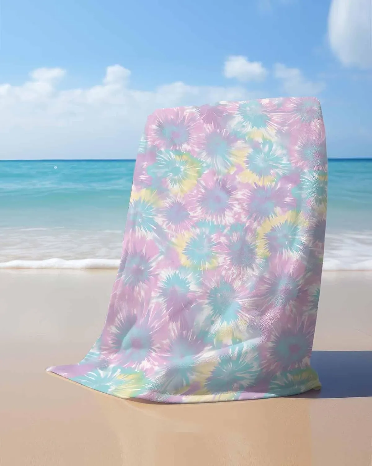 Ethnic Beach Towel 35"x70" Microfiber Beach Towels Oversized Sand Free Quick Dry Beach Towel/Bath Towels/Yoga Towel/Pool Towels/Travel Towel for Women Men Girls Kids-Colorful