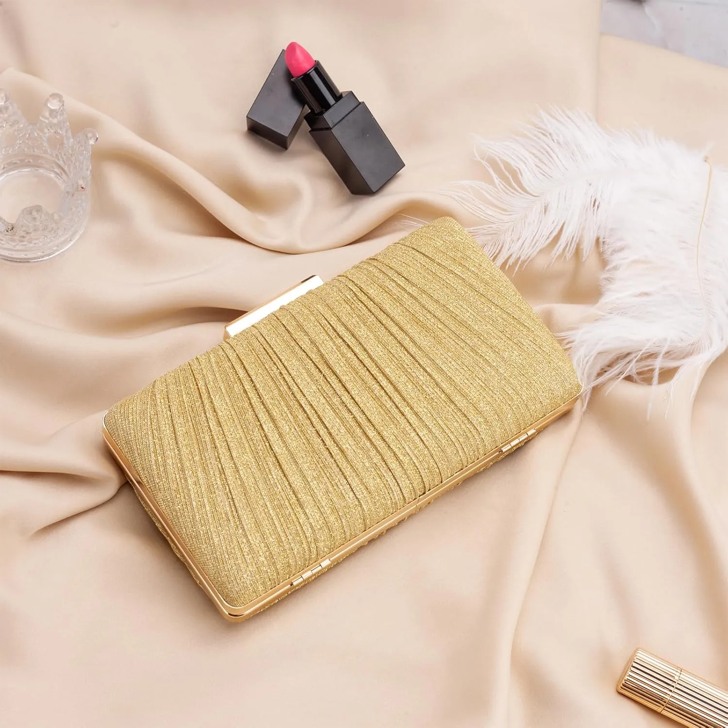 Evening Purse - Small Clutch Purses for Women Wedding and Party, Women's Formal Evening Bag