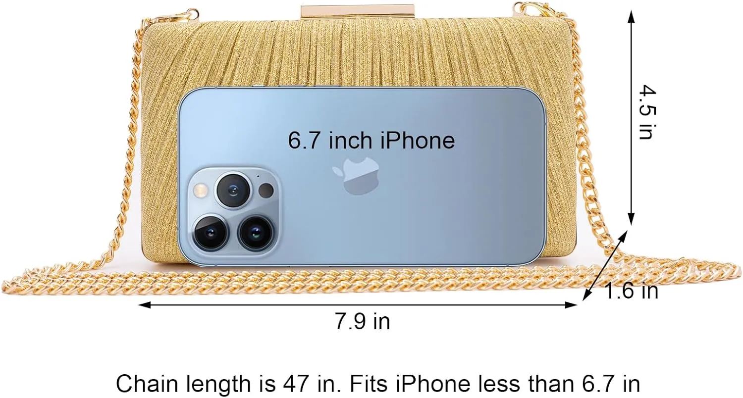 Evening Purse - Small Clutch Purses for Women Wedding and Party, Women's Formal Evening Bag