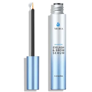 Eyelash Growth Serum, Makes Lashes Longer and Thicker, Suitable for Sensitive Eyes, For Natural Eyelashes, Extensions and Eyebrows, Vegan & Cruelty-Free, 4ml, 4-month Supply