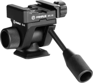 FANAUE Camera Tripod Fluid Head, Panoramic Ball Head with Arca Swiss Quick Release Plate Adapter, Mini Pan Tilt Head w Handle for DSLR Cameras,Camcorders,Monopod,Binoculars, Load up to 7.72 lb/3.5kg