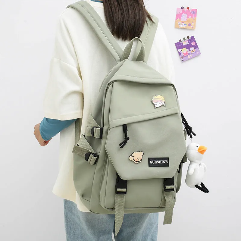 Female Korean High Junior Large Capacity Backpacks