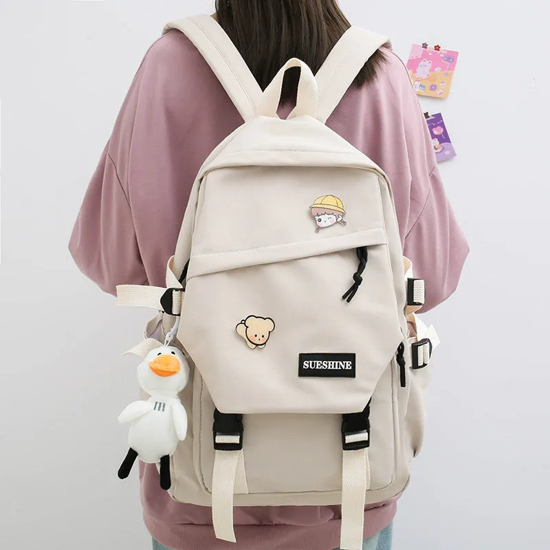 Female Korean High Junior Large Capacity Backpacks
