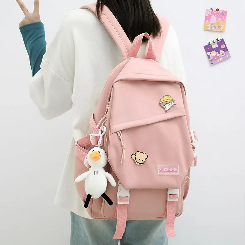 Female Korean High Junior Large Capacity Backpacks