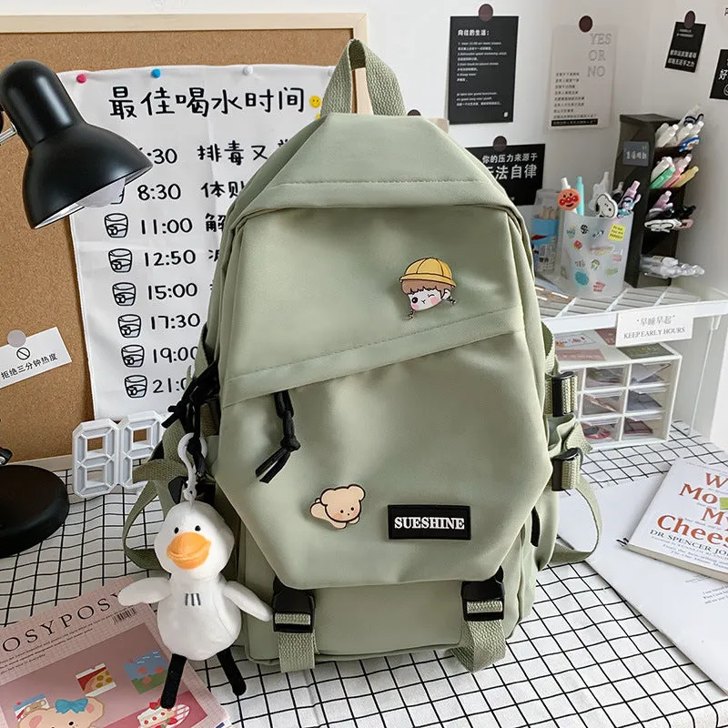 Female Korean High Junior Large Capacity Backpacks