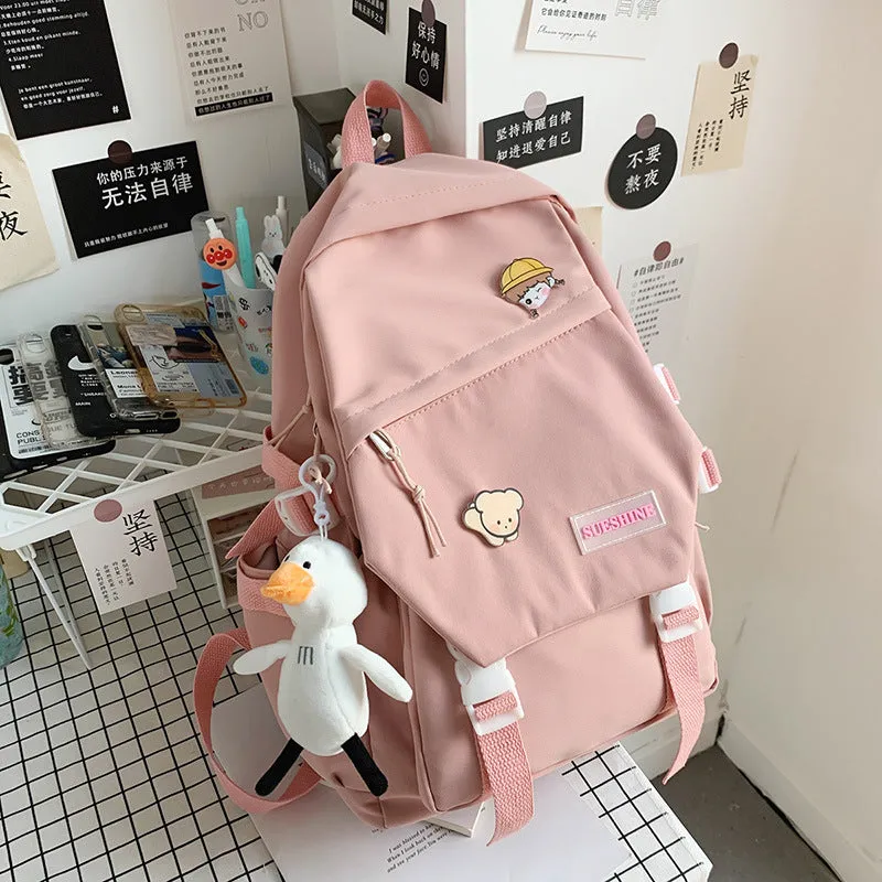 Female Korean High Junior Large Capacity Backpacks