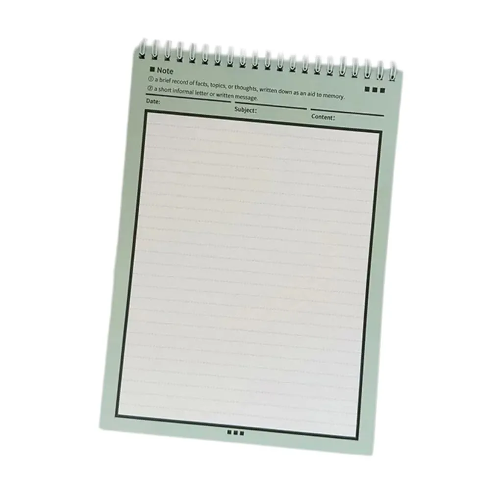 ffgguuiic Wirebound Notebooks Journal Notebook Practical Reporters Notebooks Stationery Notebooks School Office Supplies