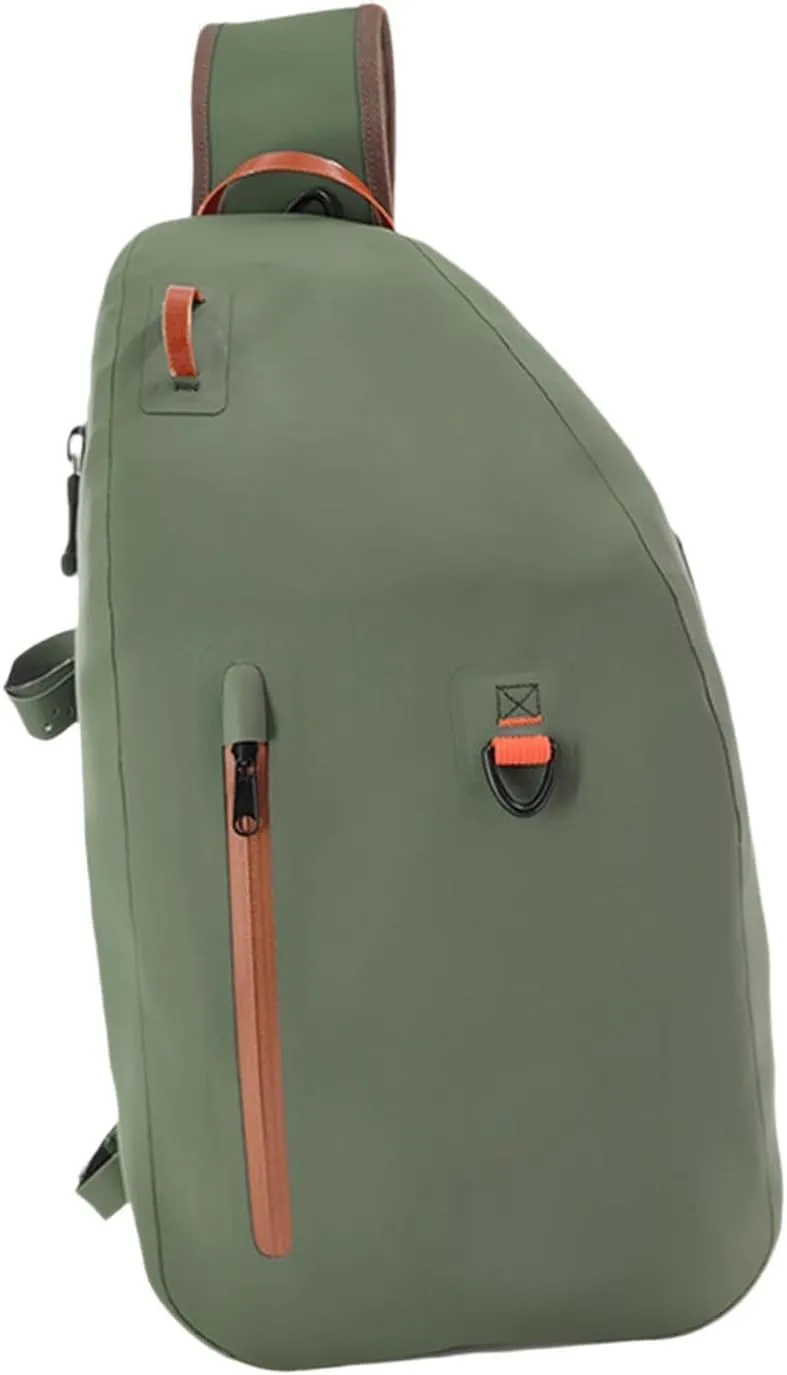 Fishing Bag Fishing Sling Pack Single Shoulder Bag Fishing Pack for Surfing Kayaking Hiking Outside Mountaineering Activities