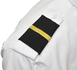 Flight Student - One Bar Pilot Epaulets Gold Metallic on Navy