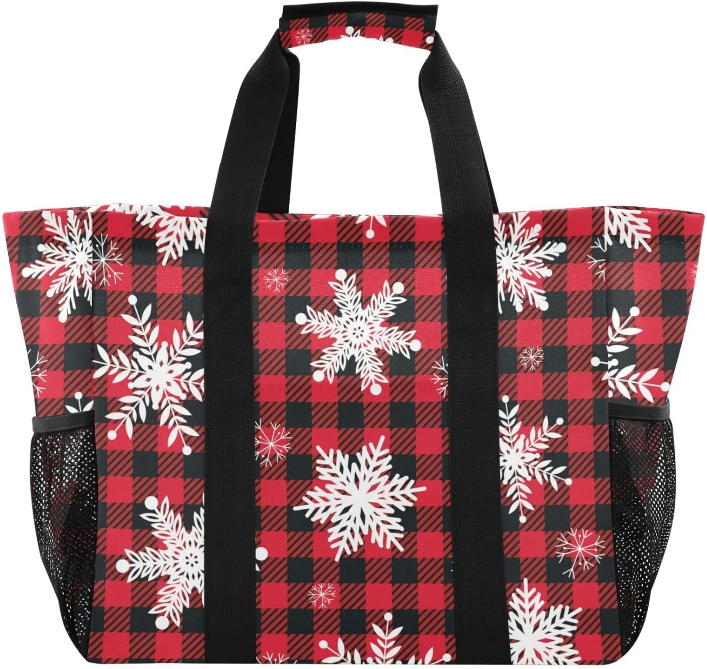 Foldable Grocery Reusable Tote Grocery Bag, Travel Canvas Shoulder Bags, Large Casual Laundry Pool Beach Bag