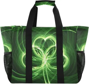 Foldable Grocery Reusable Tote Grocery Bag, Travel Canvas Shoulder Bags, Large Casual Laundry Pool Beach Bag