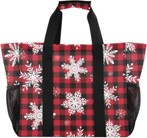 Foldable Grocery Reusable Tote Grocery Bag, Travel Canvas Shoulder Bags, Large Casual Laundry Pool Beach Bag