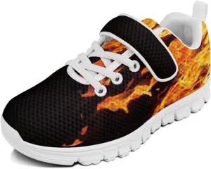 Forchrinse Tie Dye Ladybug Daisy Print Kids Sneakers for Boys Girls Ladybug Tennis Running Shoes for Little Kids Causal School Sport Sneakers Lightweight