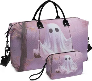 Forest Gothic Spirit Swing Duffel Bag for Traveling, Gym Bags with Multiple Interior Pockets for Women Men Toiletry Purse Included 20.5”x 1.9” x 13.8”