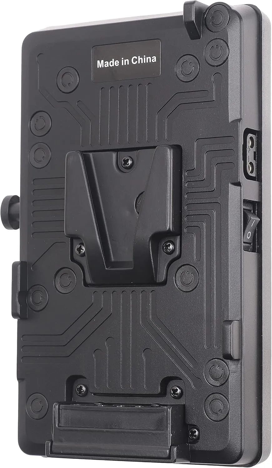 Fotga Power Adapter Coverter Plate for V Mount Battery to Gold Mount Anton Bauer Battery for Panasonic for Sony Camcorder HDV DSLR Camera,with Two 14.8V D-tap Output