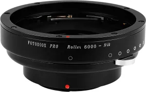 Fotodiox Pro IRIS Lens Mount Adapter - Compatible with Rollei 6000 Lenses to Nikon F-Mount Cameras