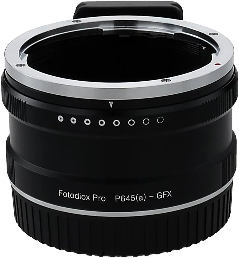Fotodiox Pro Lens Adapter Compatible with Pentax 645 FA and DFA Lenses to Fujifilm GFX G-Mount Cameras