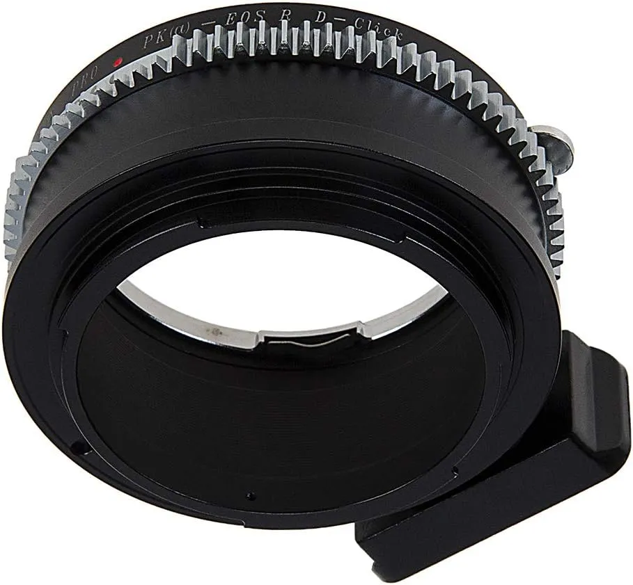 Fotodiox Pro Lens Mount Adapter Compatible with Pentax K Auto Focus Mount (PK AF) DSLR Lenses to Canon RF (EOS-R) Mount Mirrorless Camera Bodies