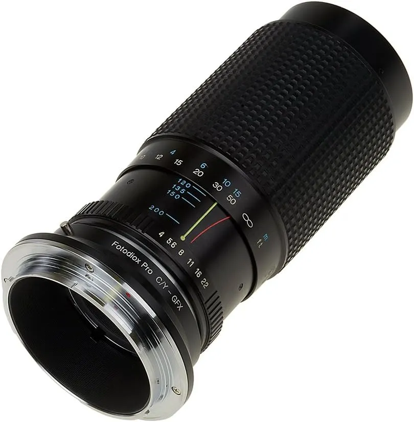 Fotodiox Pro Lens Mount Adapter Contax/Yashica (CY) SLR Lens to G-Mount GFX Mirrorless Camera