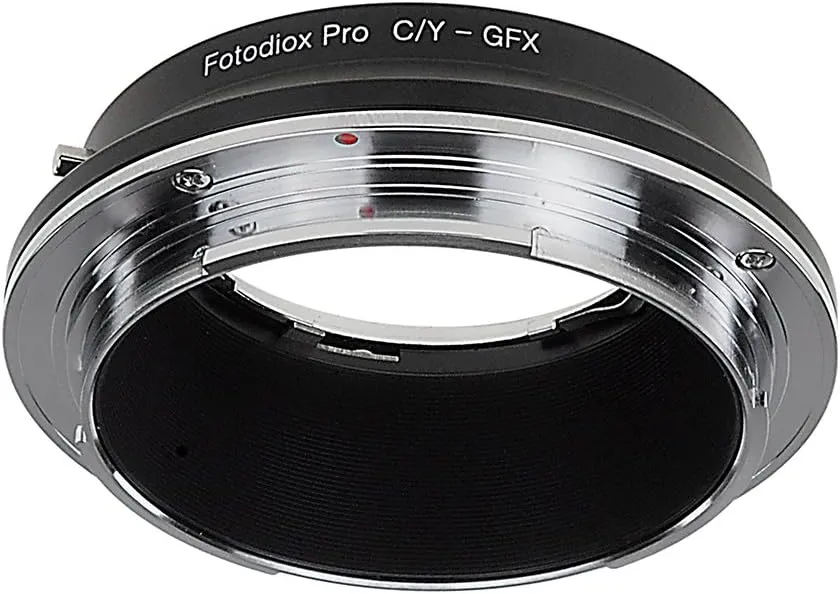Fotodiox Pro Lens Mount Adapter Contax/Yashica (CY) SLR Lens to G-Mount GFX Mirrorless Camera