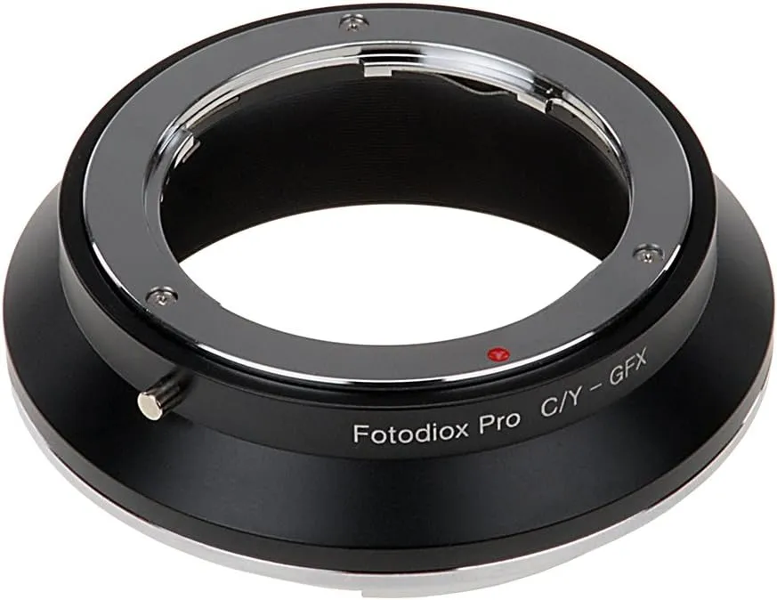 Fotodiox Pro Lens Mount Adapter Contax/Yashica (CY) SLR Lens to G-Mount GFX Mirrorless Camera