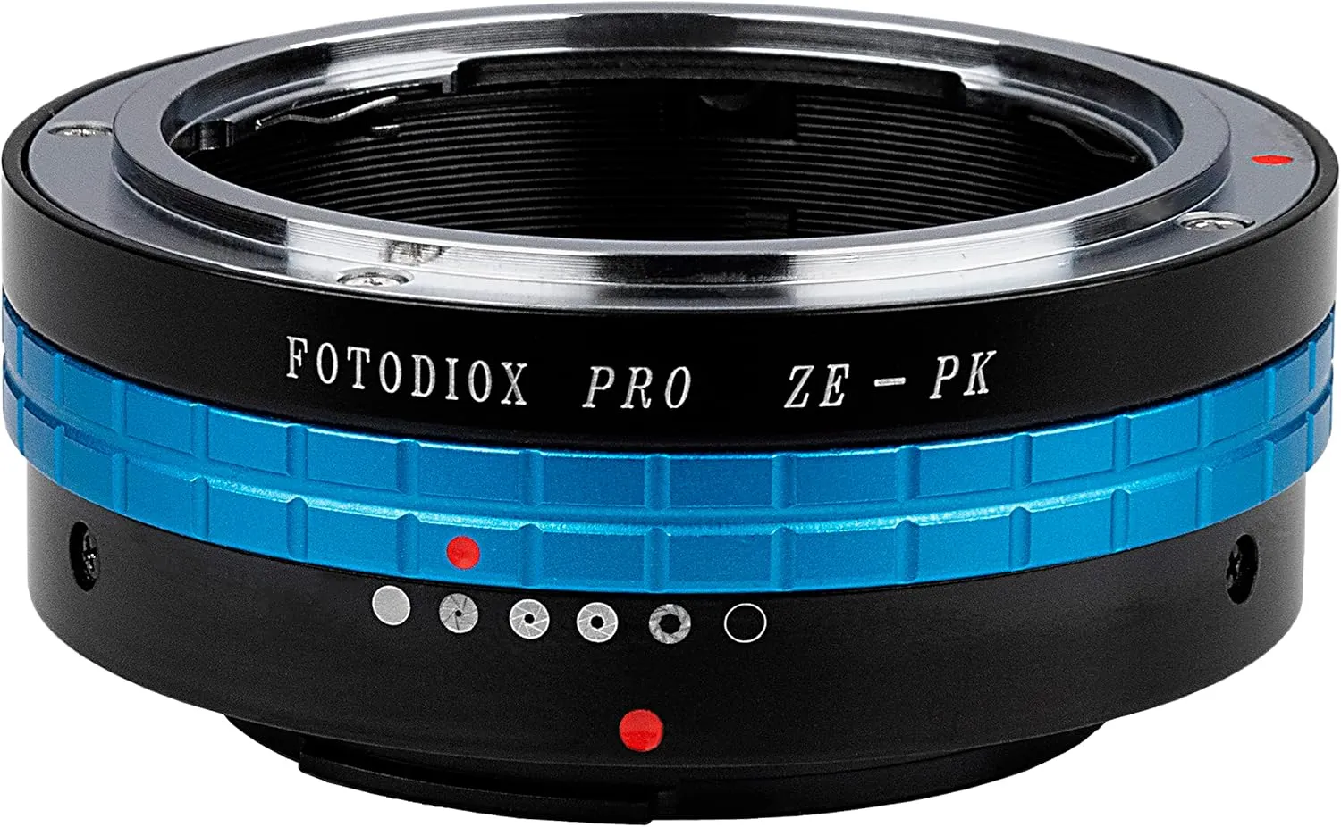 Fotodiox Pro Lens Mount Adapter, for Mamiya ZE (35mm) Lens to Pentax K-Mount (PK) DSLR Cameras