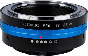 Fotodiox Pro Lens Mount Adapter, for Mamiya ZE (35mm) Lens to Sony Alpha DSLR Cameras