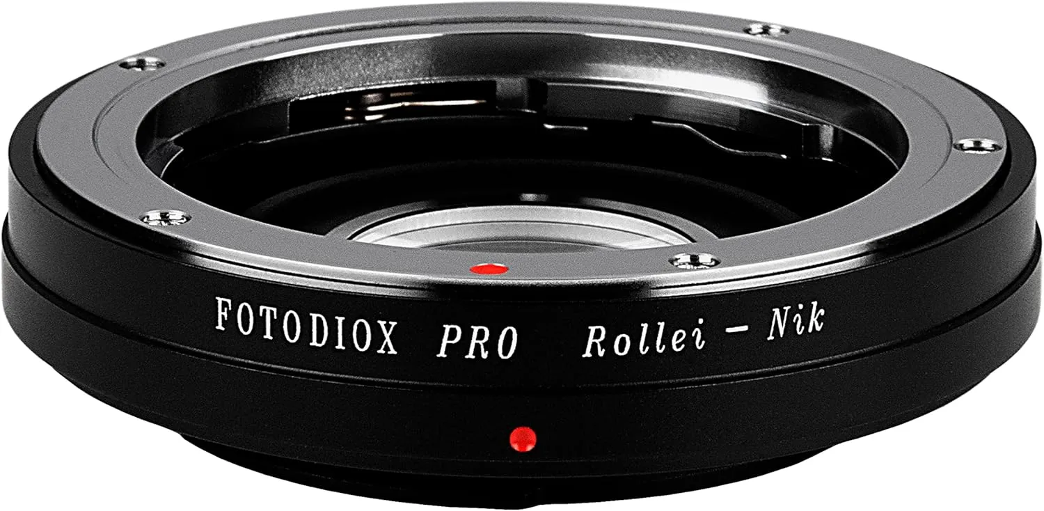 Fotodiox Pro Lens Mount Adapter, for Rollei 35mm Lens to Nikon F-Mount DSLR Cameras