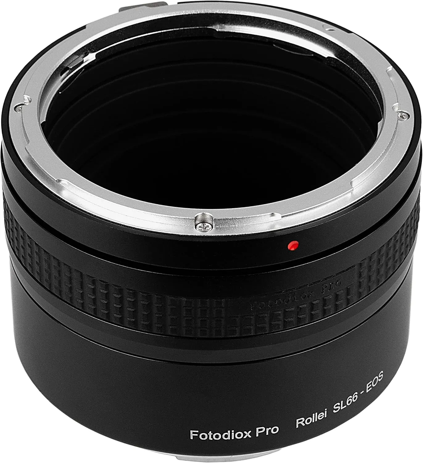 Fotodiox Pro Lens Mount Adapter - Rolleiflex SL66 (Rollei SL66E, SL66X, SL66SE) Series Lens to Canon EOS EF/EF-s DSLR Camera (w/Built-in Focusing Helicoid)