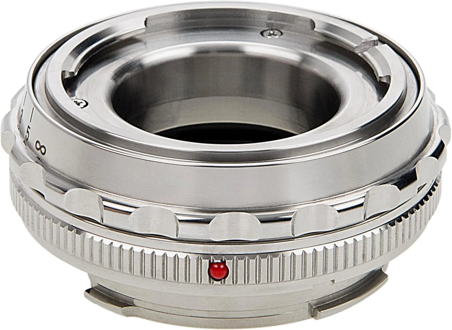 Fotodiox Pro Lens Mount Adapter with Focus Control Dial - Voigtländer Nokton 50mm and Ultron 50mm Lenses to to Leica M Camera Body Adapter with Leica 6-Bit M-Coding, RF Coupled Focusing
