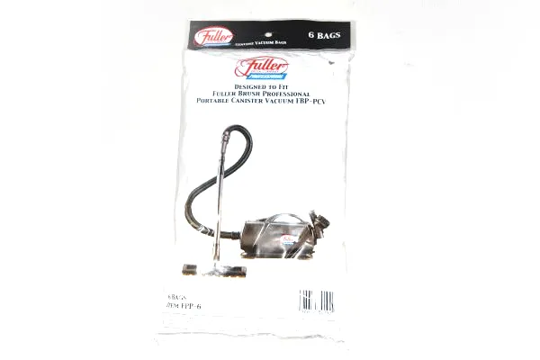 Fuller Brush FB-GIM, FBP-PCV Paper Vacuum Bags -6 Bags & 1 Filter - FPP-6