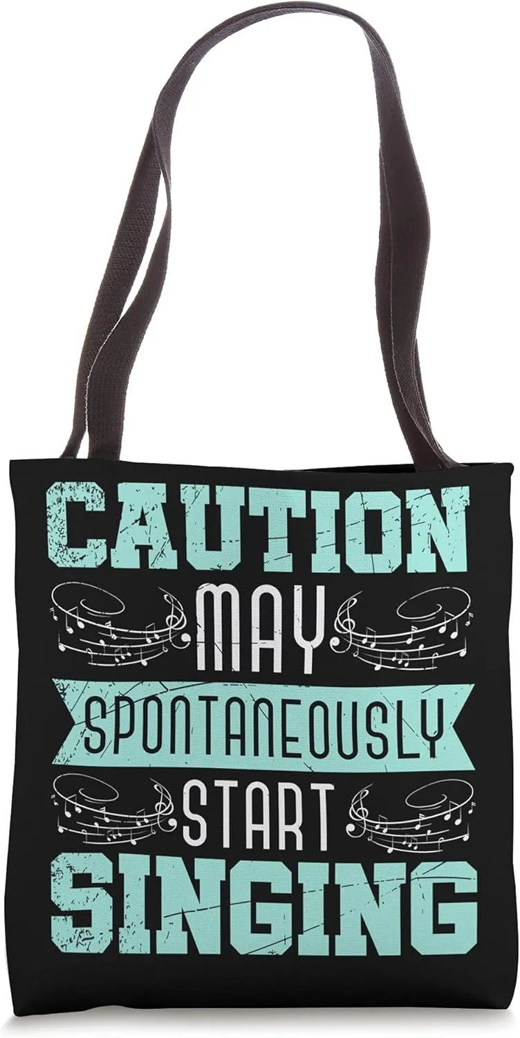 Funny Broadway Singer Theater Actor Rehearsals Gift Musicals Tote Bag