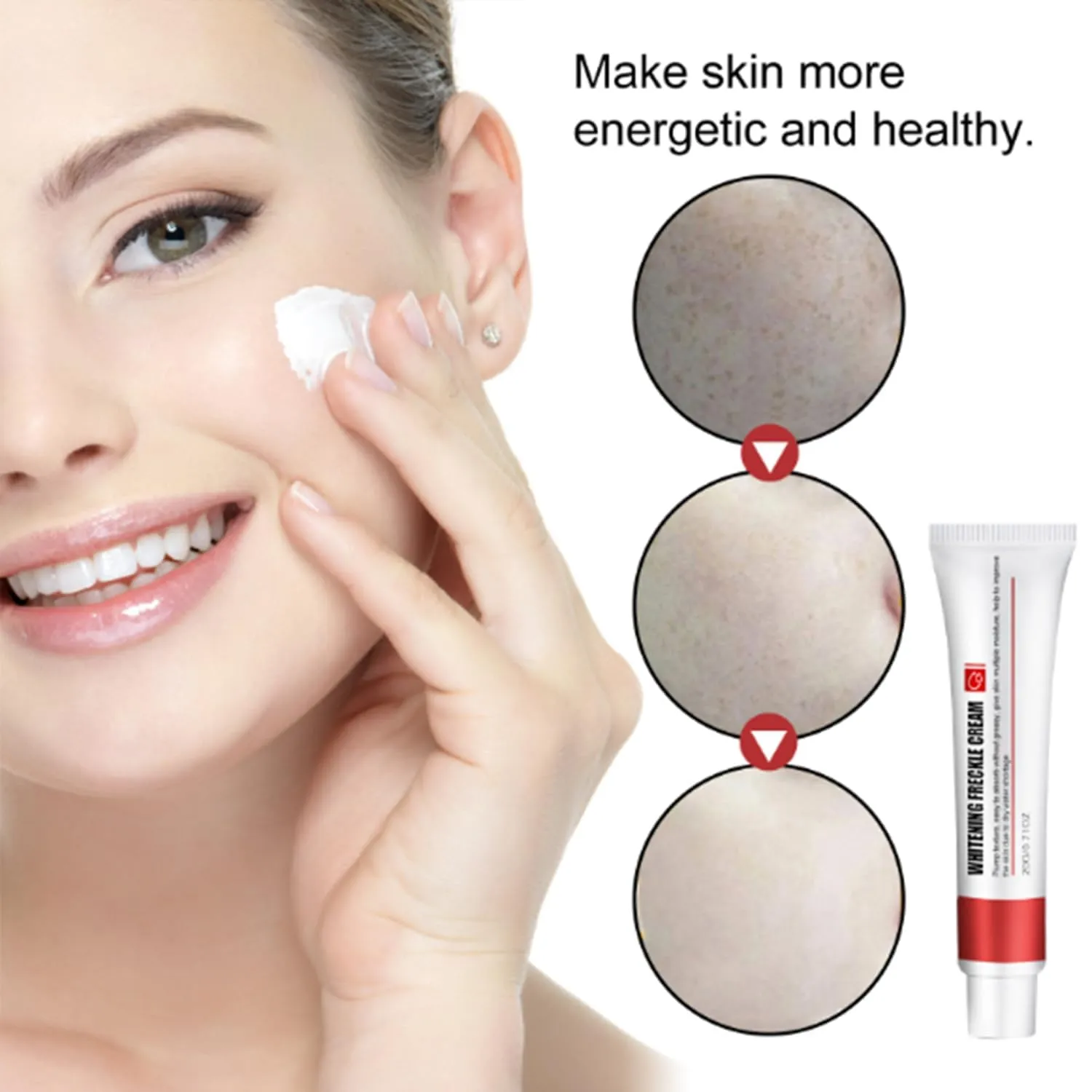 Fuyan Whitening and Anti-Freckle Cream, Moisturizes and Brightens Skin, Even Skin Tone & Spot Reduction, for All Skin Types (3)