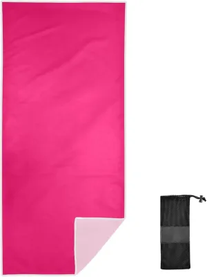 GAIGEO Carmine Quick Dry Microfiber Beach Towel, Lightweight Beach Towel with Storage Bag, for Adult, Quick Dry Towels for Camping, Travel, 30"x60"