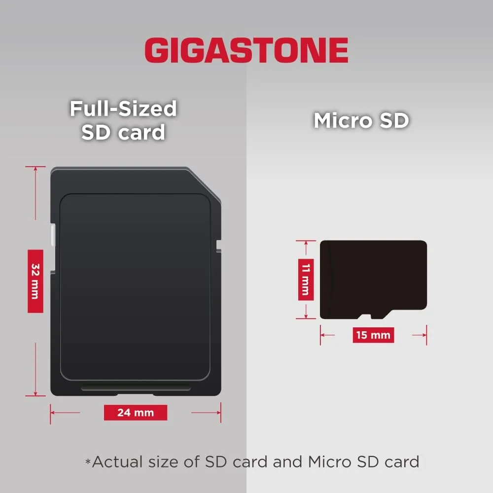 GIGASTONE 64GB 10-Pack SD Card UHS-I U1 Class 10 SDXC Memory Card High Speed Full HD Video Canon Nikon Sony Pentax Kodak Olympus Panasonic Digital Camera with 10 Mini Cases