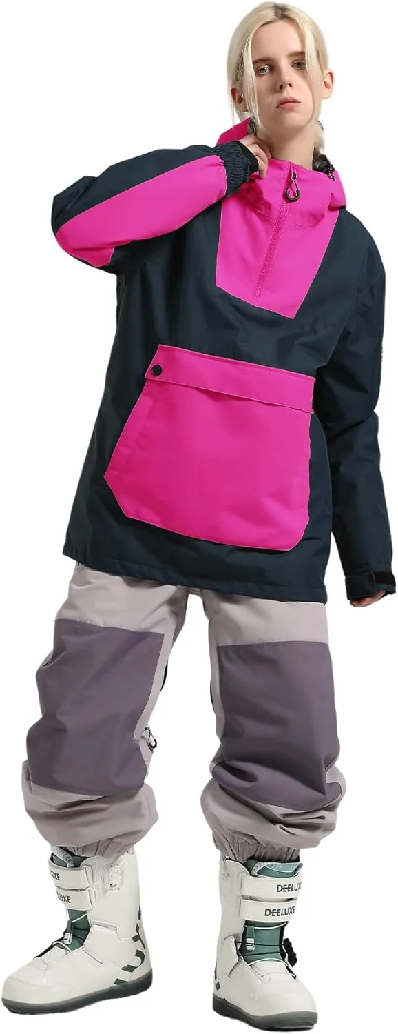 GSOU SNOW Women Ski Jacket Snow Coat Waterproof Windproof Snowboarding Jacket Coat Insulated Warm Winter