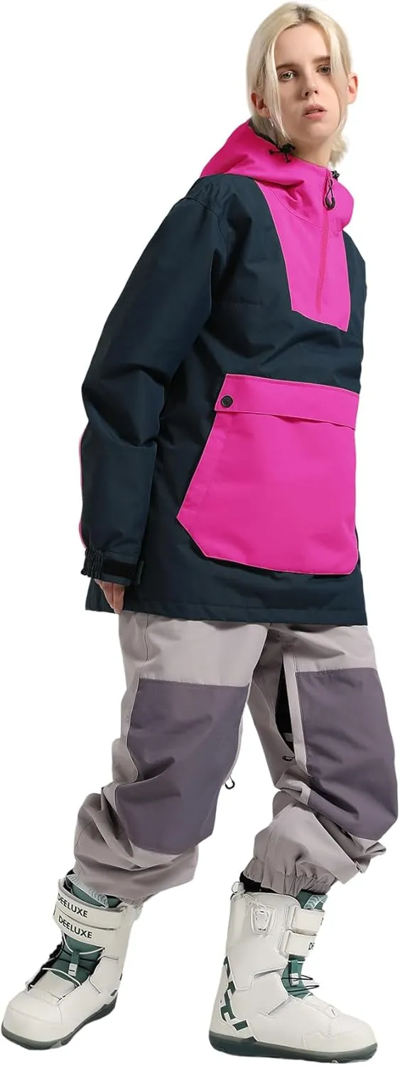 GSOU SNOW Women Ski Jacket Snow Coat Waterproof Windproof Snowboarding Jacket Coat Insulated Warm Winter